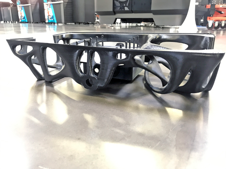 3D printing enabled the manufacture of the scooter’s
organically shaped frame.&nbsp;