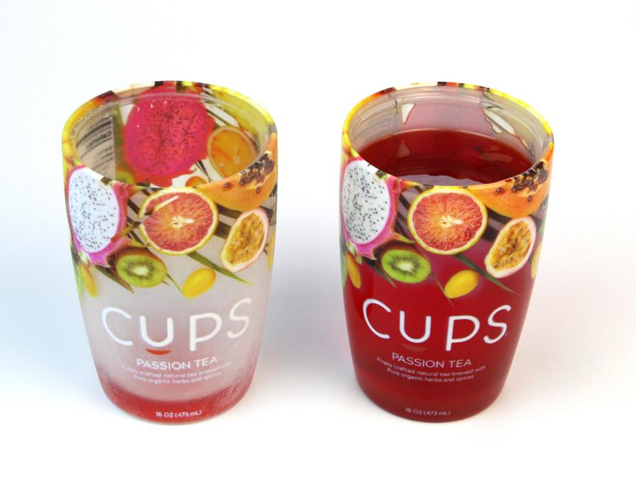 Two cups - passion tea