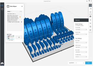 The GrabCAD Print solution’s easy-to-use and intuitive print preparation environment eases many common complaints about the design-to-3D print process