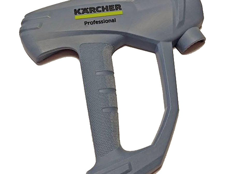 PolyJet 3D printing technology lets Kärcher create prototypes that mimic the final part, speeding prototype development for the EASY!FORCE trigger gun.