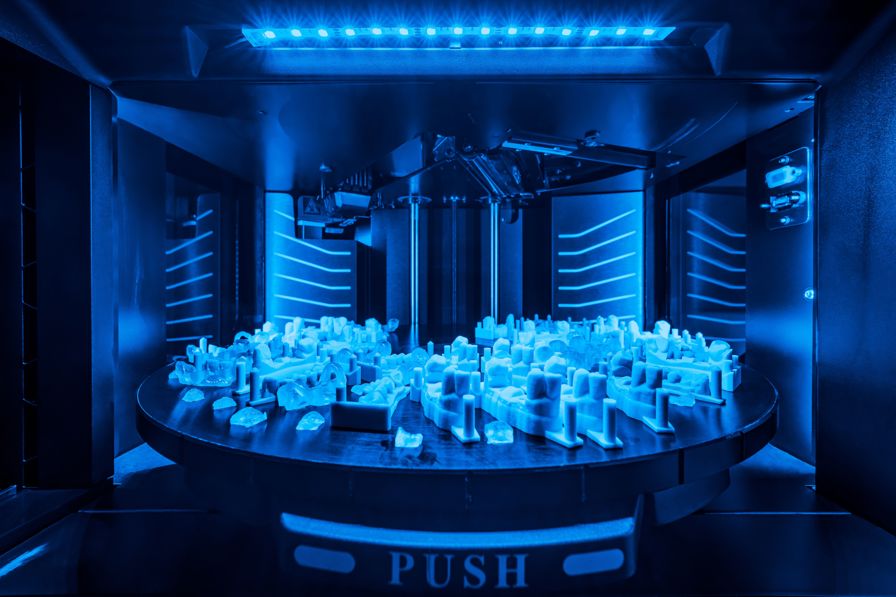 j5 dentajet printer in action