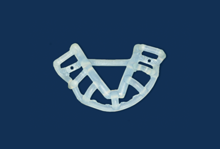 Surgical guide produced on a Stratasys 3D Printer.