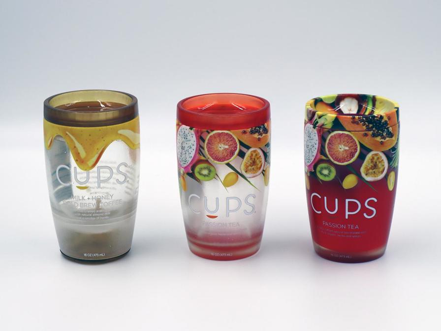 Three cups
