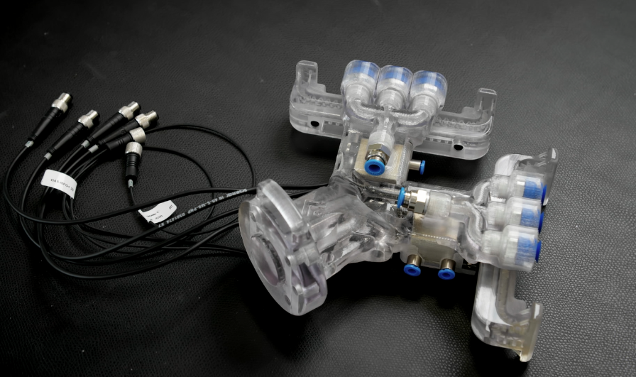 MF-K uses Stratasys systems to print assembly fixtures, product-dependent trays and robotic grippers.