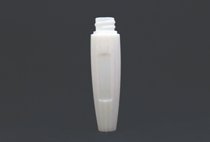 A mascara bottle 3D printed using Stratasys Connex3 and VeroWhite material.
