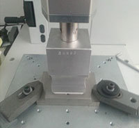 Water meter on machine