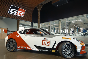 Toyota Racing Car Side Image