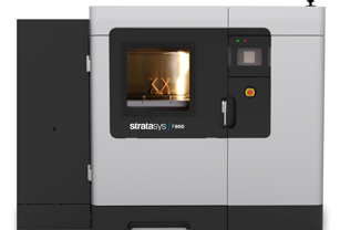 Stratasys F900 3D printer with white part