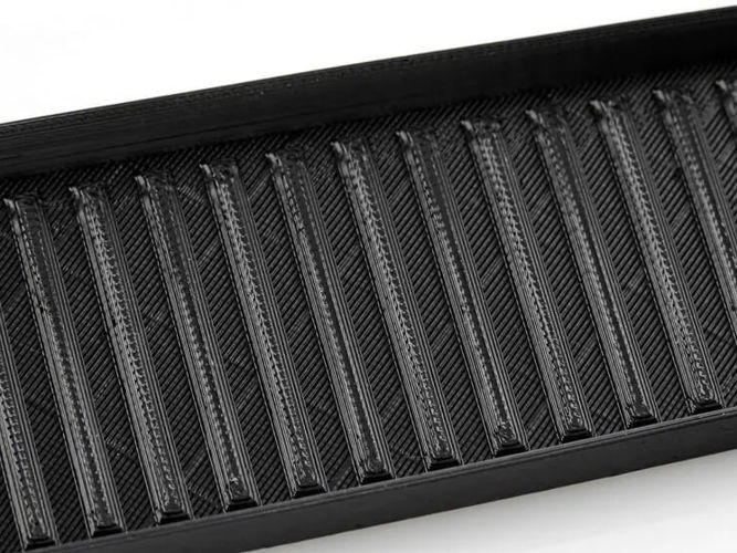 3D Printed Grid. Produced from an elastomer material known as TPU 92A.