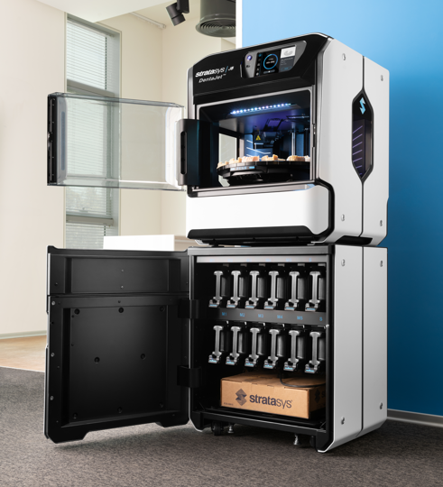 J5 DentaJet open cabinets.