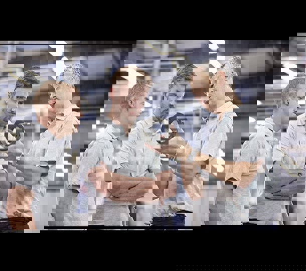 engineers with 3d printed materials