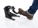 Foot applying to 3D printed brake pedal using FDM Nylon CF12