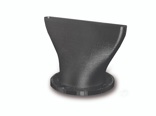 A prototype nozzle adapter 3D printed from PC-ABS material using FDM technology.