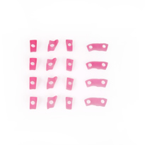 Dental gingiva masks in varying Shore strengths