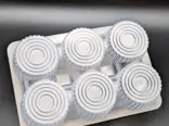 Somos 9210 SLA Material 3D printed biscuit packaging tray