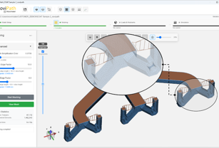 FDM Toolpath-based material orientation mapped to finite element mesh.