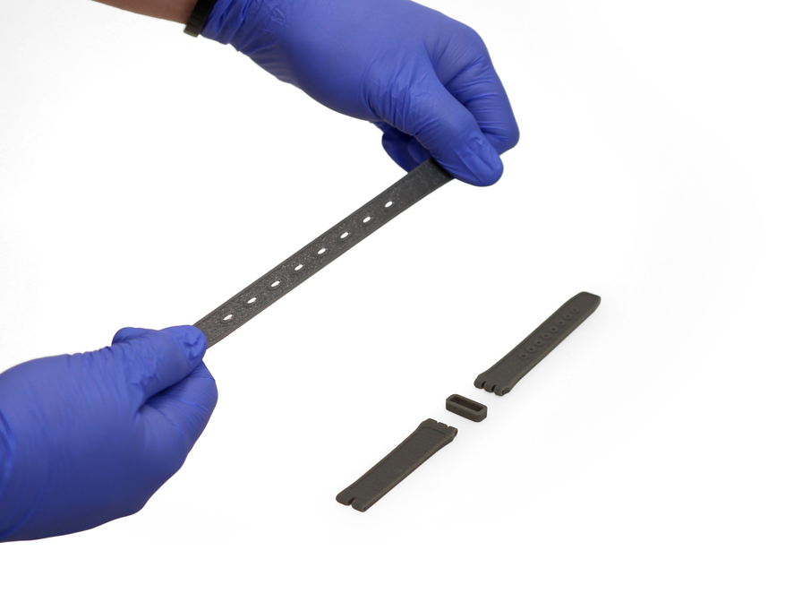 Stratasys P3 DLP Silicone 3D printed watch band