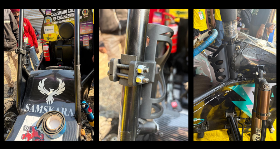 Stratasys 3D printed Baja Racing parts installed