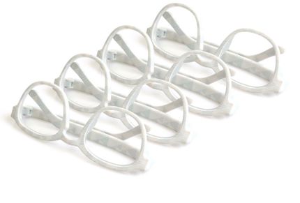 Sets of eyewear glasses frames 3D printed using Stratasys Polyjet ToughONE Material
