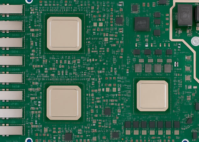 PCB layout 3D printed using Stratasys technology