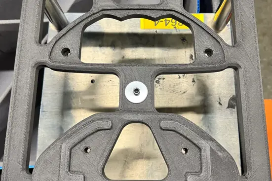 3d printed fixture plate with metal inserts fixturemate