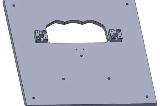 cad model custom fixture plate