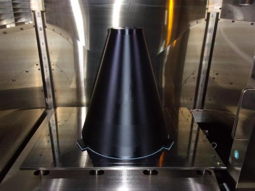 3D printing missile part in progress