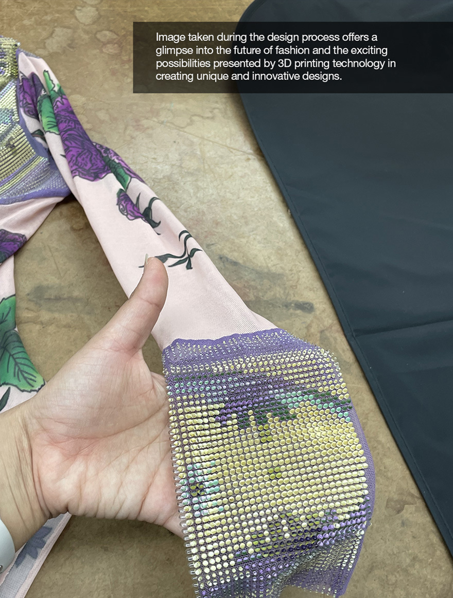 unique textile design using 3d printing technology