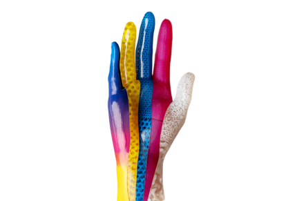 3D printed medical model hand